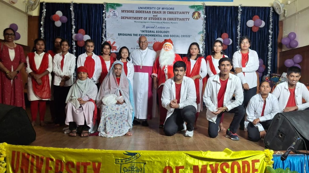 Integral Ecology Lecture and Christmas Celebration Held at University of Mysore