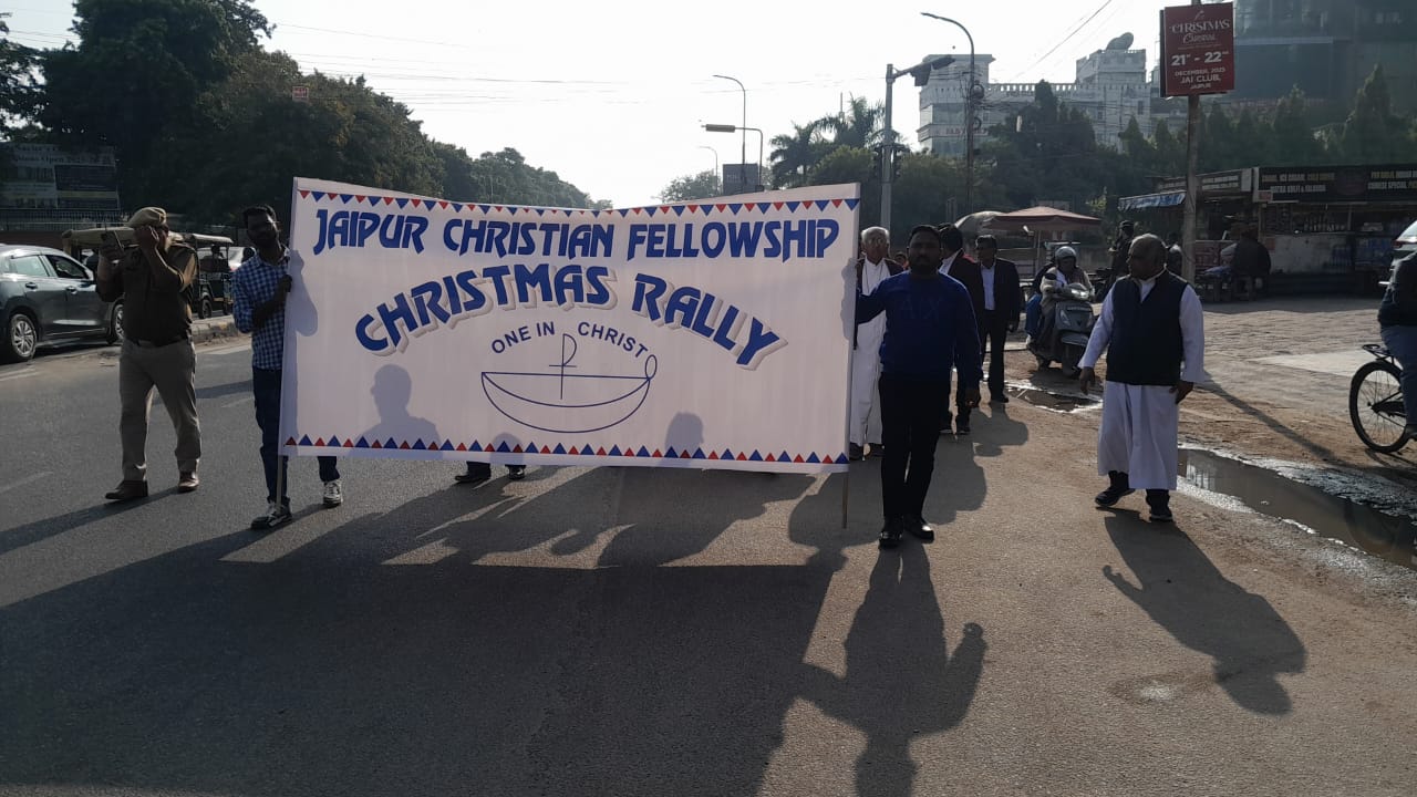Jaipur Christmas Rally Brings Together 2,000 Members of Christian Community